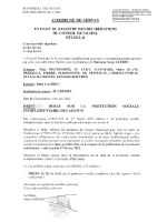 DEL2022-11 DEBAT SUR LA PROTECTION SOCIALE COMPLEMENTAIRE