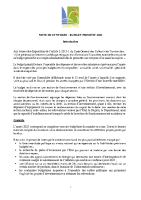 Note de synthèse BP2025