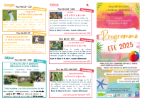 Programme sorties été 2025