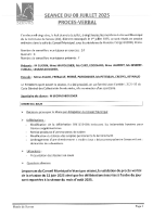SEANCE DU 08 JUILLET 2025-PROCES-VERBAL